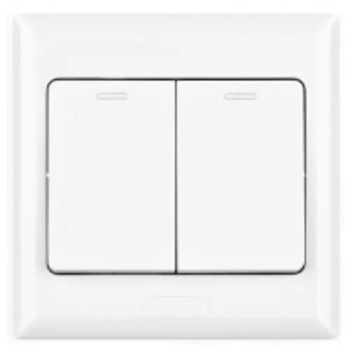 Himel Advanced Series 2-Gang 2-Way Light Switch (HWDA2S2)
