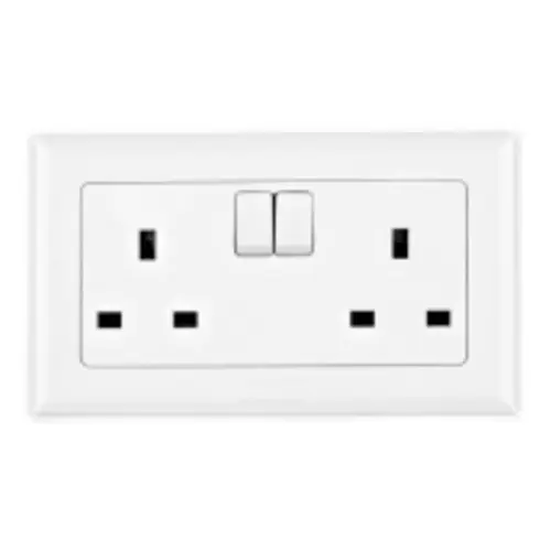 Himel Advanced Series 2-Gang 13A Switched Socket (...