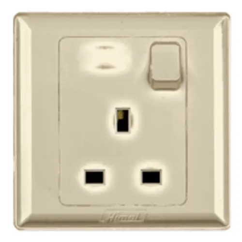 Himel Advanced Series 1-Gang 13A Switched Socket (HWDA13SSG)